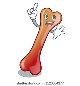 Finger bone jelly candy mascot cartoon