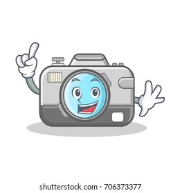 Finger camera caharacter cartoon design