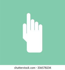 Finger clicking icon.