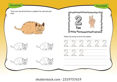 Finger counting 0 to 10, Worksheets for learning numbers. Numbers learning activity by fingers.  Counting and writing numbers, Numbers tracing worksheet for kindergarten, mathematics