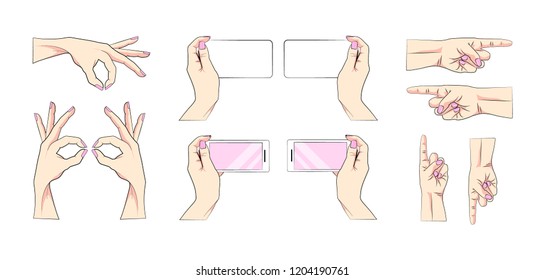 Finger counting. One, two, three, four, five.