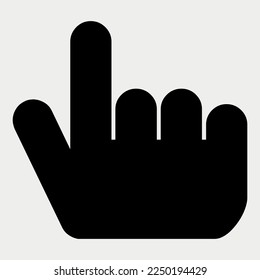 Finger Cursor Icon vector illustration