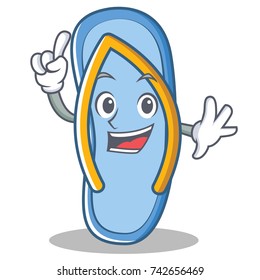 Finger flip flops character cartoon