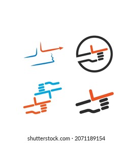 icono de gesto de dedo ilustración de vector plantilla de diseño web