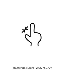 Finger Gestures in Thin Line Hand Drawing