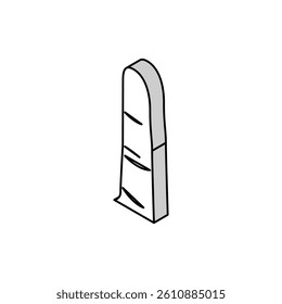 finger hand gesture isometric icon vector. finger hand gesture sign. isolated symbol illustration