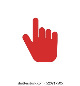 Finger hand vector icon