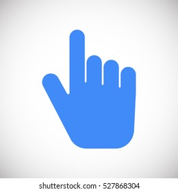 Finger hand vector icon