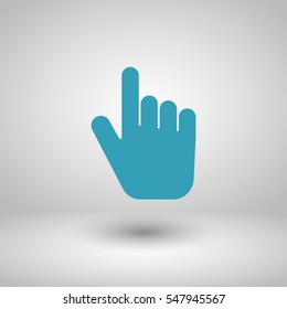 Finger hand vector icon