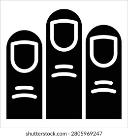 Finger Icon Element For Design