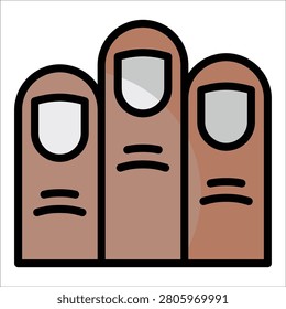 Finger Icon Element For Design