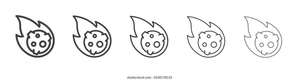 Icono de dedo plano delgado símbolo de ilustración