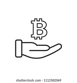 Finger icon flat vector template design trendy