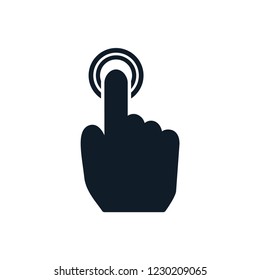 Finger icon ,gesture icon vector logo template