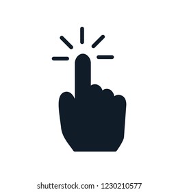 Finger icon ,gesture icon vector logo template