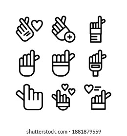 Finger icon or logo isolated sign symbol vector illustration - Collection of high quality black style vector icons
