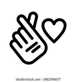 Finger icon or logo isolated sign symbol vector illustration - high quality black style vector icons
