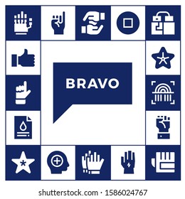 finger icon set. 17 filled finger icons.  Simple modern icons about  - Hand, Thumb up, Bravo, Blood test, Starfish, Fingerprint, Promise, Positive, Hands, Football gloves, Stop