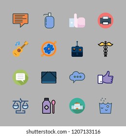 finger icon set. vector set about school, science, printer and file storage icons set.