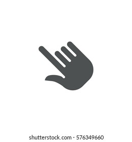 finger icon. sign design