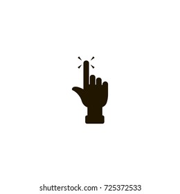 finger icon. sign design