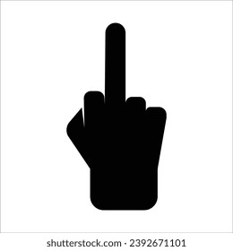 Vektorgrafik-Illustration mit Fingersymbol