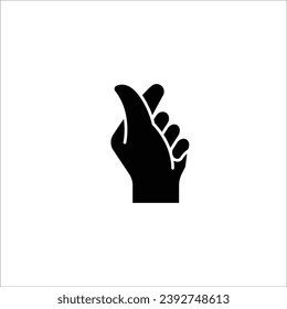 Icono del dedo de la ilustración vectorial