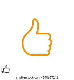 finger, icon, vector illustration EPS 10