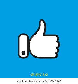 finger, icon, vector illustration EPS 10