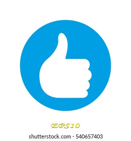 finger, icon, vector illustration EPS 10