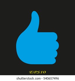 finger, icon, vector illustration EPS 10