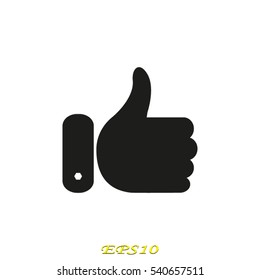 finger, icon, vector illustration EPS 10