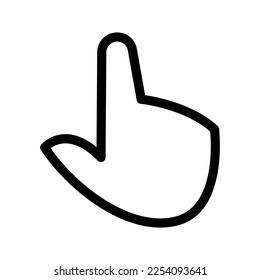 Design-Illustration des Fingersymboles