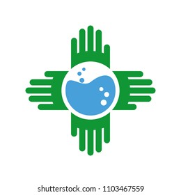finger logo. hand icon. like symbol. vector eps 10.