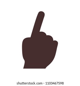 finger logo. hand icon. like symbol. vector eps 10.