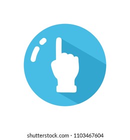 finger logo. hand icon. like symbol. vector eps 10.