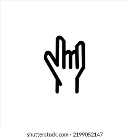 plantilla de metal vectorial con logotipo de dedo
