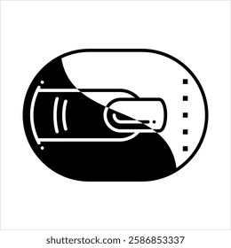 Finger Nail Icon, Fingernail Human Nail Icon Vector Art Illustration