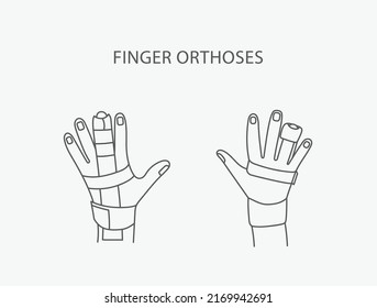 Fingerorthosen, Vektorsymbol