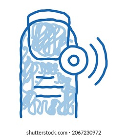 finger pain point sketch icon vector. Hand drawn blue doodle line art finger pain point sign. isolated symbol illustration