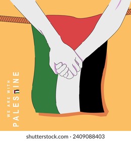 finger peace symbol for Palestinian independence