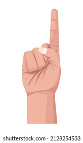 up finger point direction icon