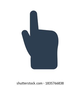 Finger point icon.hand,touch (vector illustration)