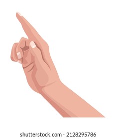 icono de la dirección del dedo izquierdo