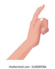 Fingerzeig-Richtungszeichen