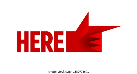 Finger point vector symbol isolated on white background. Eps8. RGB. Global colors