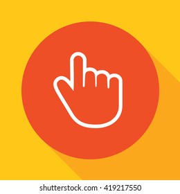 finger pointer icon