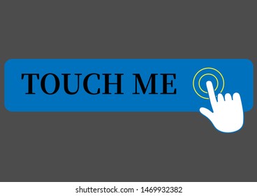 finger pointing icon for web.