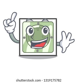 Finger power socket isolated with in mascot