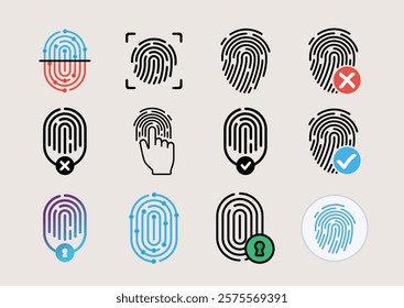 finger print bunddle simple minimal